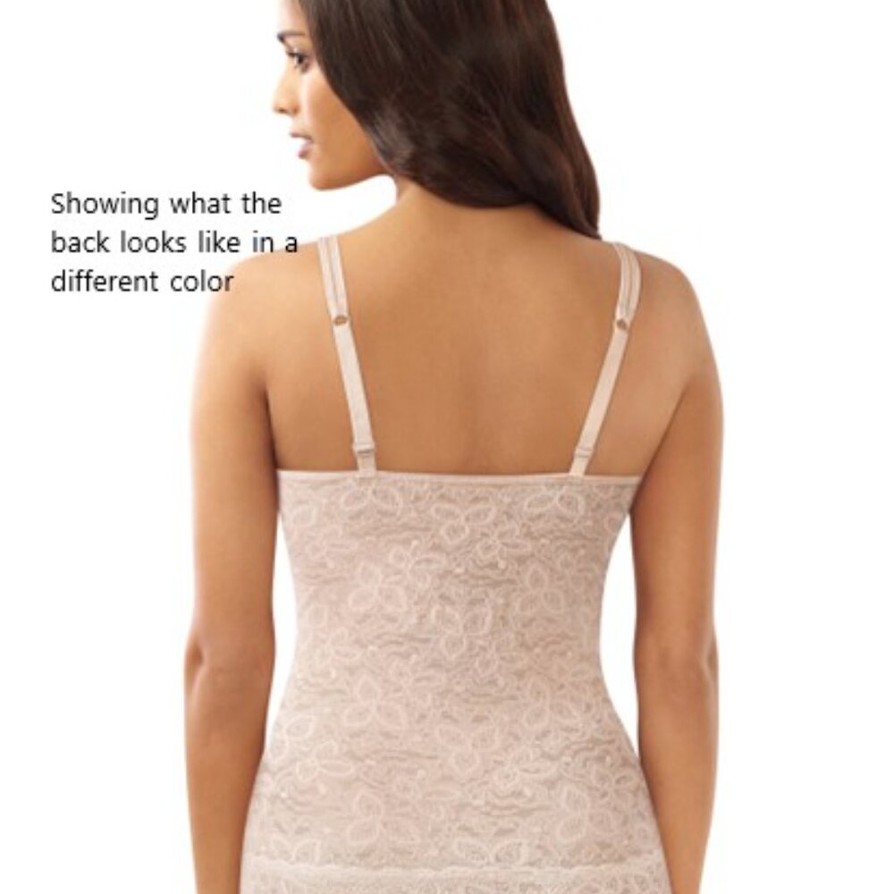 Bali Lace ‘N Smooth Shaping Cami Rose Size XL - Picture 2 of 10